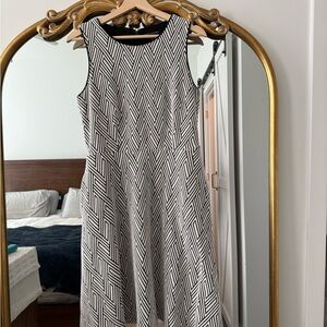 Banana Republic Patterned Midi Dress